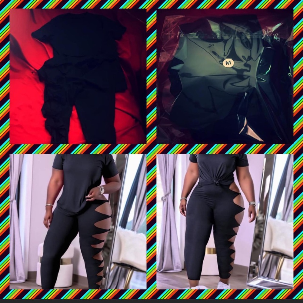 Two piece all black set